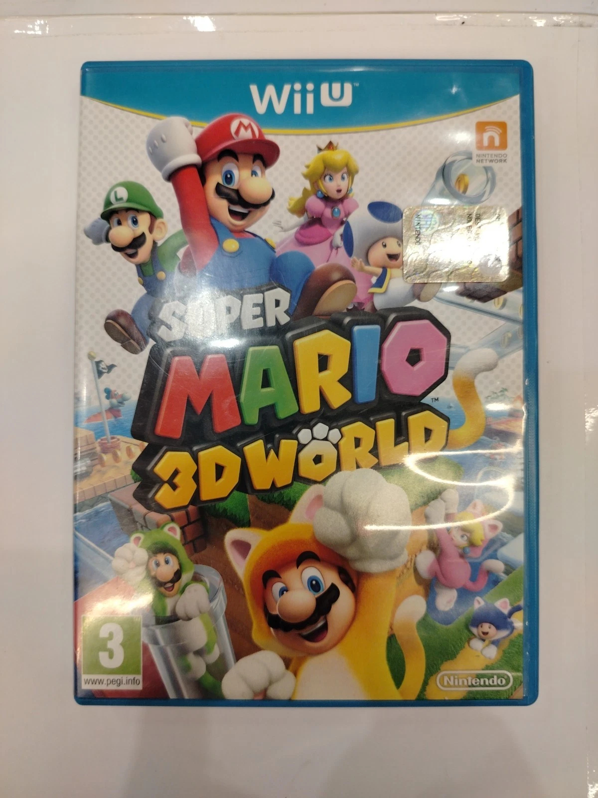 Super Mario 3D World Wii U Italiano PAL Triangolo Blu